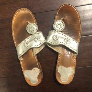 Platinum Jack Rogers in size 8